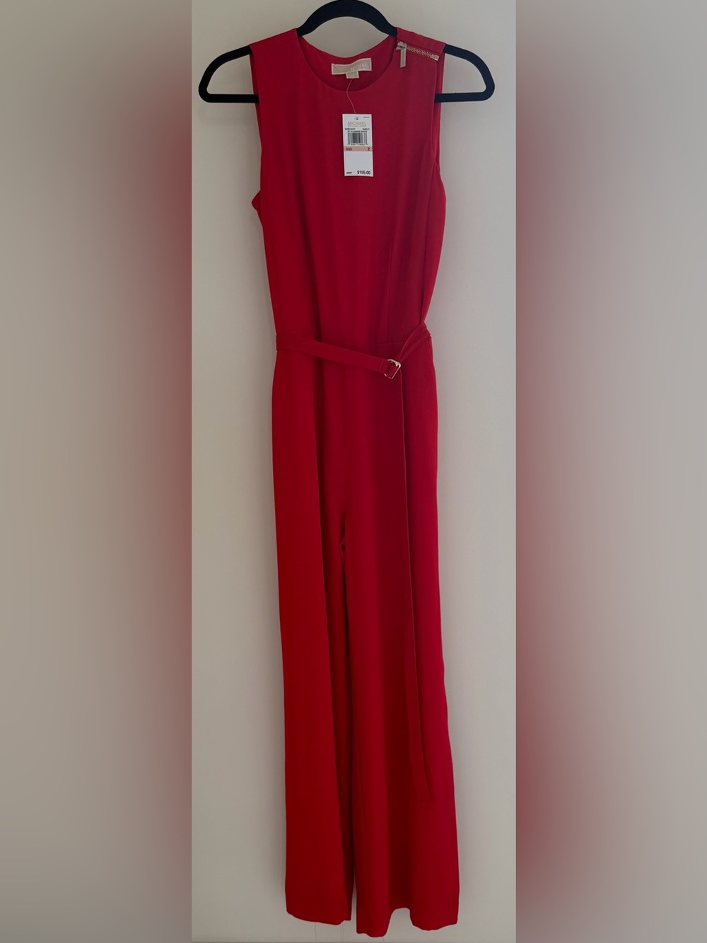 Michael Kors Red Jumpsuit
